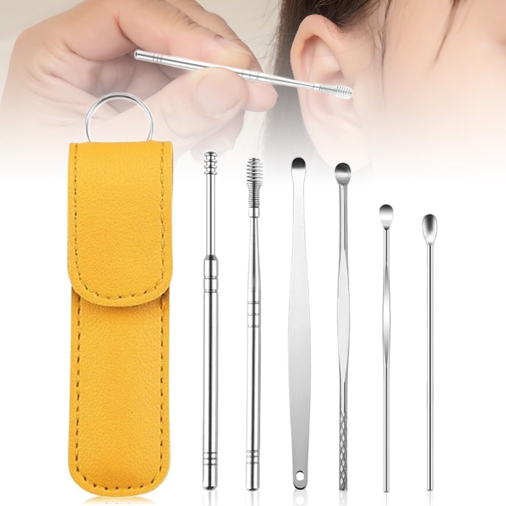 Ear Cleaner | Earwax Removal Tools with Pu Leather Case